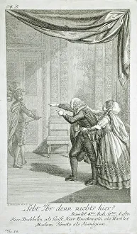 Hamlet Prints: Illustration for Shakespeare's Hamlet, 1778. Creator: Daniel Nikolaus Chodowiecki