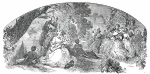 Ebenezer Landells Prints: Illustration for sheet music: We Never Met Again