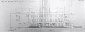 Elevation Prints: Illustration showing proposed alterations and additions to 10