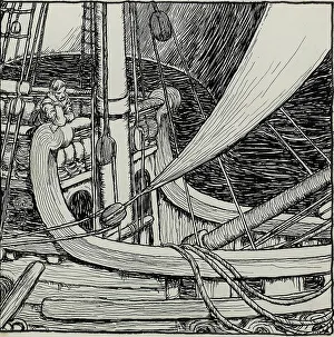 Galleon Prints: Illustration for A Song of the English by Rudyard Kipling
