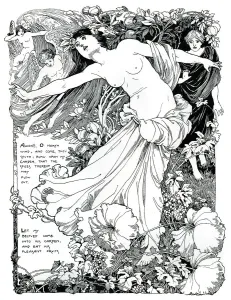 Glade Prints: An illustration for The Song of Solomon, 1899