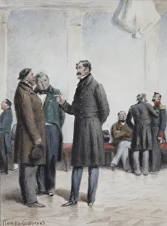 Hunting Sketches Prints: Illustration for the story Two Landowners (from A Sportsmans Sketches) by Ivan Turgenev