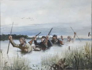 Hunting Sketches Prints: Illustration for the story Lgov (from A Sportsmans Sketches) by Ivan Turgenev, 1870s