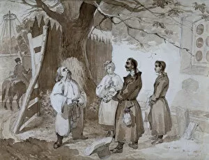 Beketshe Gallery: Illustration for Story Taras Bulba by N. Gogol