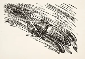 German School 20th Century Prints: Illustration from Styl, pub. 1922 (pochoir Print)