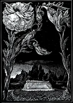 Martini Prints: Illustration for 'Tales of Mystery and Imagination' by Edgar Allan Poe
