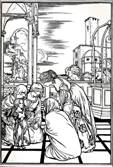 Robert Anning Prints: An illustration from The Tempest, 1901 (1901-1902). Artist: Robert Anning Bell