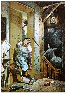 Childrens Book Prints: Illustration for 'The Wishing-Table