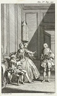 Tom Jones Prints: Illustration from Tom Jones, published 1750. Creator: Jan Punt