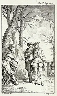 Tom Jones Prints: Illustration from Tom Jones, published 1750. Creator: Jan Punt