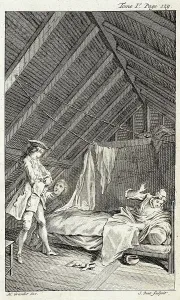 Maidservant Prints: Illustration from Tom Jones, published 1750. Creator: Jan Punt
