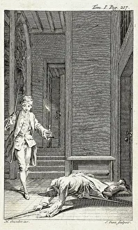 Tom Jones Prints: Illustration from Tom Jones, published 1750. Creator: Jan Punt