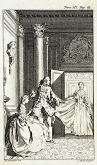 Tom Jones Prints: Illustration from Tom Jones, published 1750. Creator: Jan Punt