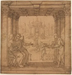 Illustration from Torquato Tassos Gerusalemme Liberata, 1586-1590. Creator: Bernardo Castello