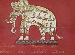 Thailand Southeast Asia Prints: Illustration from a treatise on elephants, 1824. Creator: Unknown