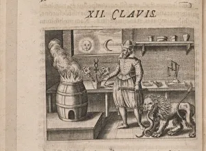 Illustration for Tripvs avrevs, hoc est, Tres tractatvs chymici selectissimi 1618. Artist: Bry, Theodor de (1528-1598)