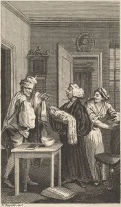 Clergy Gallery: Illustration to 'Tristram Shandy, 'Volume 4, 19th century. Creator: Unknown