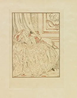 Gerda 1886 1940 Prints: Illustration for Une aventure d'amour à Venise by Giacomo Casanova de Seingalt