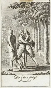 Honesty Prints: Illustration for Uprightness and Hypocrisy, 1793. Creator: Daniel Nikolaus Chodowiecki