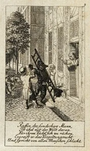 Chimney Sweep Prints: Illustration of Various Subjects, 1779. Creator: Daniel Nikolaus Chodowiecki