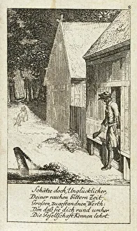 Snowy Prints: Illustration of Various Subjects, 1779. Creator: Daniel Nikolaus Chodowiecki