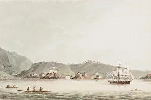 Illustration from A Voyage Round the World In the Years 1803-06, in the Ship Neva, 1814. Artist: Lisyansky, Yuri Fyodorovich (1773-1837)