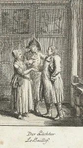 Proposal Prints: Illustration for Wedding Proposals, 1780. Creator: Daniel Nikolaus Chodowiecki