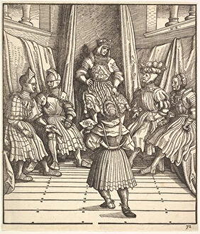 Knights Collection: Illustration from The White King (Der WeiBKonig), 15th-16th Century