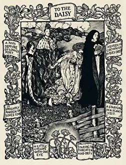 The Studio Prints: Illustration to Wordsworths Poem To The Daisy