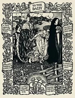 British Book Illustration Collection: Illustration to Wordsworths Poem To The Daisy, No. 2, 1923. Artist: Eleanor Fortescue-Brickdale