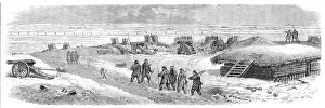 Pickaxe Prints: Illustrations of the War in Schleswig by our special artist: battery