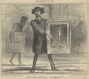 Failed Prints: Ils m'ont refusé ca... 19th century. Creator: Honore Daumier