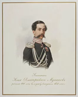 Ilya Dmitrievich Mukhanov (1815-1893). Artist: Hau (Gau), Vladimir Ivanovich (1816-1895)