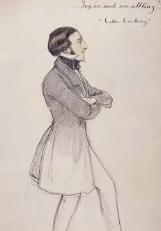 Fritz Ludvig Von Dardel Prints: I'm in on everything! Calle Lamberg'