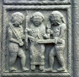 Image from the Cross of Muiredach, 10th century