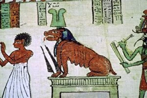 Book Of The Dead Gallery: Image of the Egyptian deity Ammit