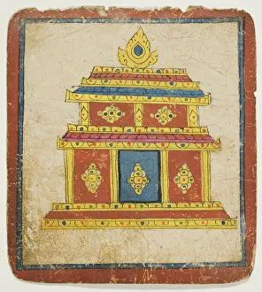 Image from a Set of Initiation Cards (Tsakali), 14th / 15th century. Creator: Unknown