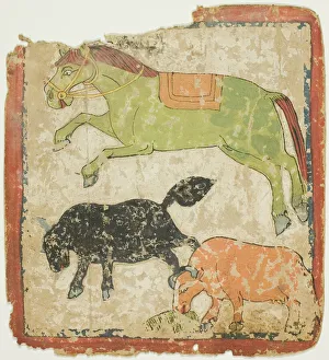 Image from a Set of Initiation Cards (Tsakali), 14th / 15th century. Creator: Unknown