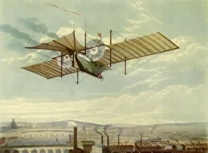 Innovation Prints: Imaginary Flight of Hensons Ariel, 1843, (1944). Creator: Day & Haghe