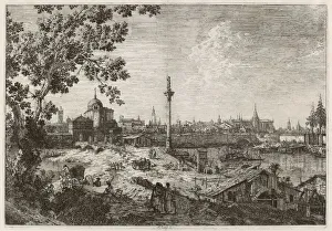 Padua Padova Veneto Italy Prints: Imaginary View of Padua, c. 1735 / 1746. Creator: Canaletto