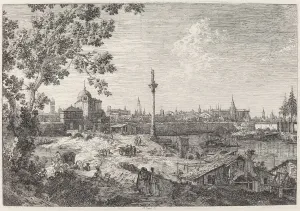 Imaginary View of Padua, c. 1735 / 1746. Creator: Canaletto