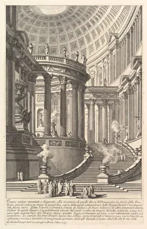 Dome Collection: Imaginery ancient temple designed in the style of those built in honor of the Goddess