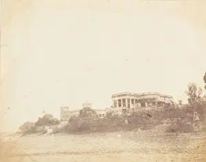 Ganges River Prints: Imambara and Collectors House on the Ganges, Hooghly, 1850s. Creator: Unknown