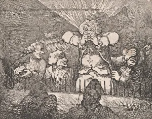 Rowlandson Prints: Imitations at Drury-Lane Theatre (Picturesque Beauties of Boswell, Part the Secon