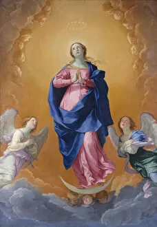 Angels Collection: The Immaculate Conception, 1627. Creator: Guido Reni