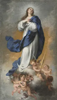 The Immaculate Conception, c. 1680. Creator: Bartolome Esteban Murillo (Spanish, 1617-1682)