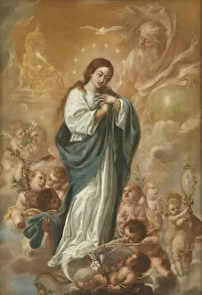 Our Lady Collection: The Immaculate Conception of the Virgin, 1682. Creator: Valdes Leal, Juan de (1622-1690)