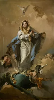 Mary Gallery: The Immaculate Conception of the Virgin, 1767-1768. Artist: Tiepolo, Giambattista (1696-1770)