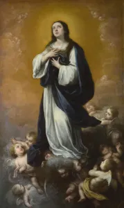 The Immaculate Conception of the Virgin, Mid of 17th cen Artist: Murillo, Bartolome Esteban (1617-1682)