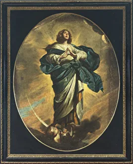 Our Lady Prints: The Immaculate Conception of the Virgin, Mid of 17th cen Creator: Cavallino, Bernardo